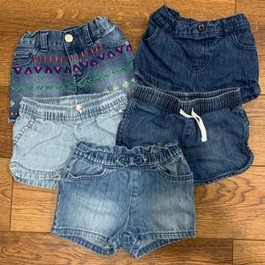 2T Girls Denim Shorts